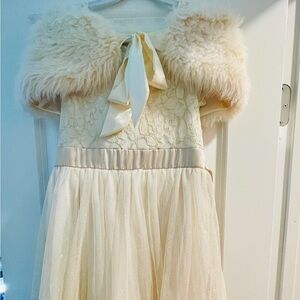 Speechless sparkly holiday set: dress + cape